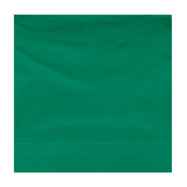 Paper Napkin Edging Green 20x20cm 2C (100 Units)  