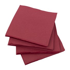 Paper Napkin Micropoint Burgundy 20x20cm 2C (2.400 Units)