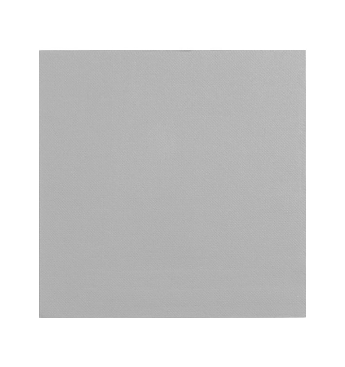 Paper Napkin Double Point Grey 2C 33x33cm (50 Units) 