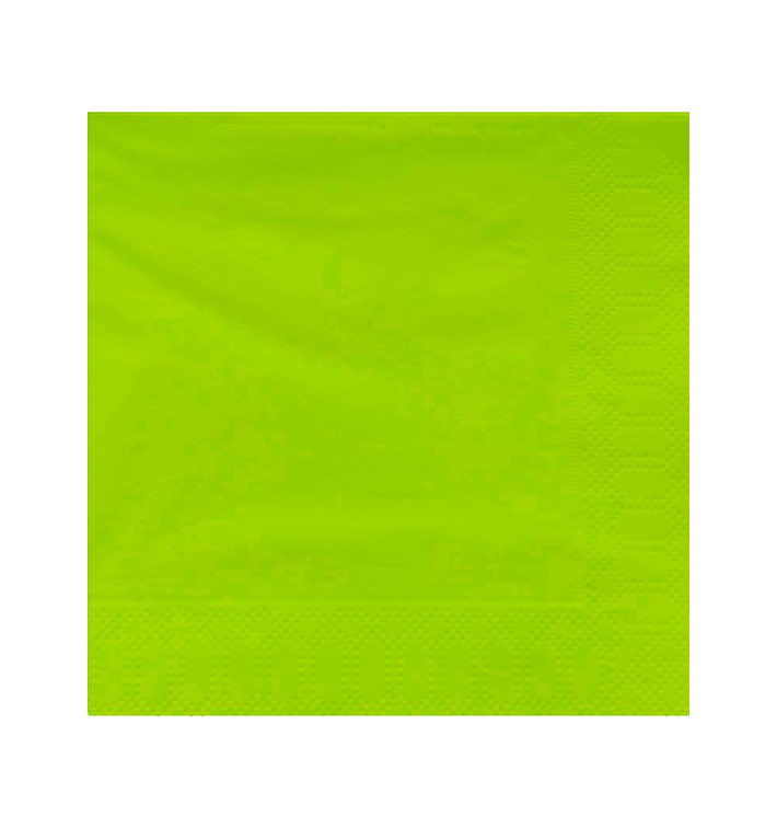 Paper Napkin Edging Pistachio 40x40cm (50 Units) 