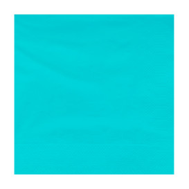 Paper Napkin Edging Turquoise 40x40cm (50 Units) 