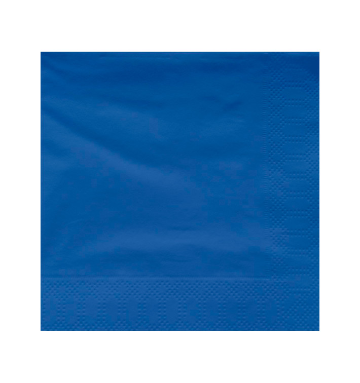 Paper Napkin Edging Blue 40x40cm (1200 Units)