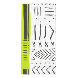 Paper Napkin Double Point "White Tribal"  1/8 40x40cm (30 Units) 