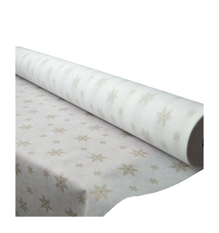 Novotex Tablecloth Roll White "Estrellas" P40cm 1,2x50m  (1 Unit)
