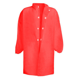 Disposable Lab Coat TST PP Velcro Red XL 25gr (50 Units)