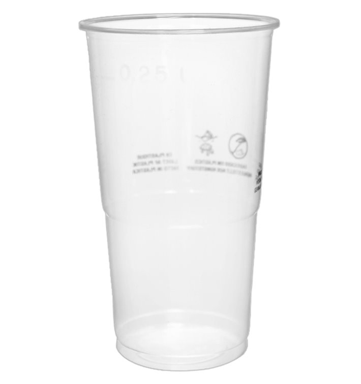 Plastic Cup PP Clear 300 ml (100 Units)  