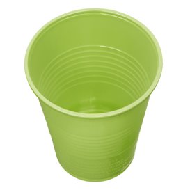 Plastic Cup PS Lime Green 200ml Ø7cm (1500 Units)