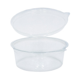 Plastic Container APET Round shape Transparente 250ml Ø12cm (40 Units) 