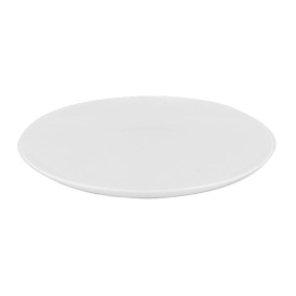 Reusable Plate Durable CPET Stoven White Ø22,5cm (6 Units)