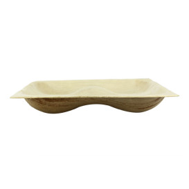 Palm Leaf Plate Square Shape 4C 20,5X20,5cm (100 Units)