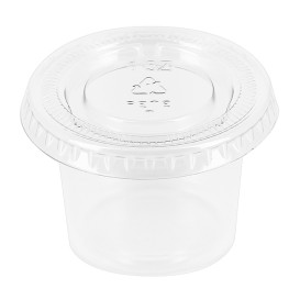 Lid for Sauce Jar PET Trans. 30ml (100 Units)