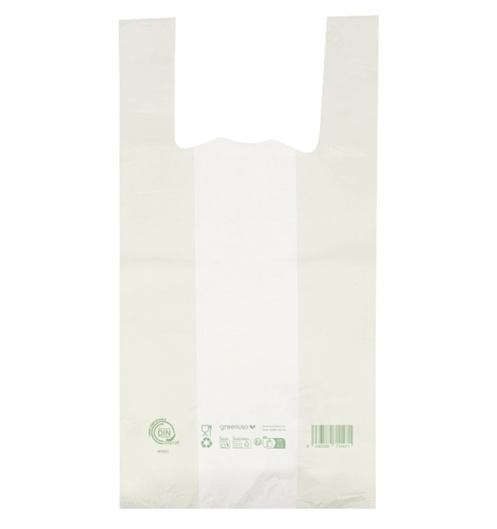 Plastic T-Shirt Bag Home Compost “Classic” 40x50cm (100 Units) 