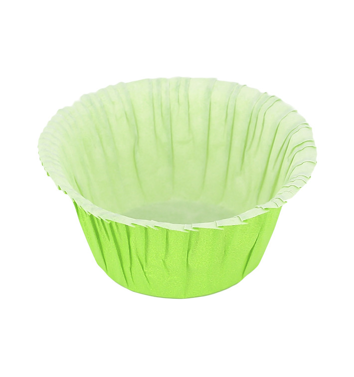 Cupcake Liner Green 4,9x3,8x7,5cm (500 Units)  