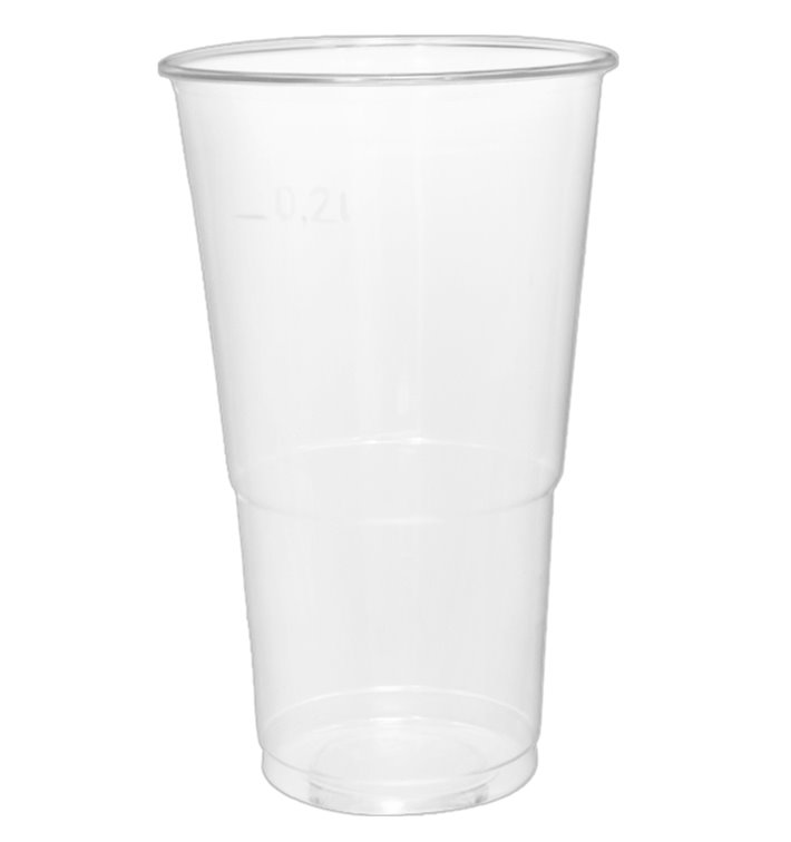 Plastic Cup PP Clear 250 ml (100 Units)