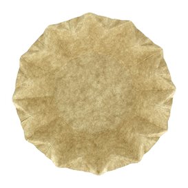Kraft Paper Deep Plate “Flower” Ø16cm 245g/m² (50 Units) 