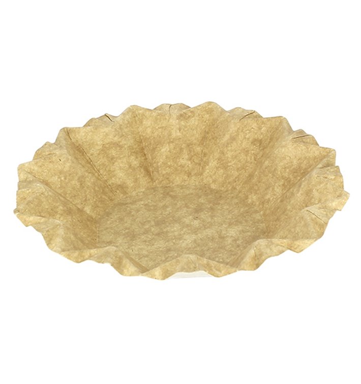 Kraft Paper Deep Plate “Flower” Ø16cm 245g/m² (800 Units)