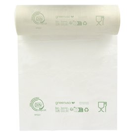 Roll of Plastic Bags Home Compost “Classic” 25x37cm (3.000 Units)