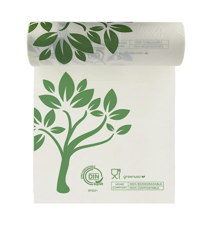 Roll of Plastic Bags Home Compost “Be Eco!” 30x40cm (3.000 Units)