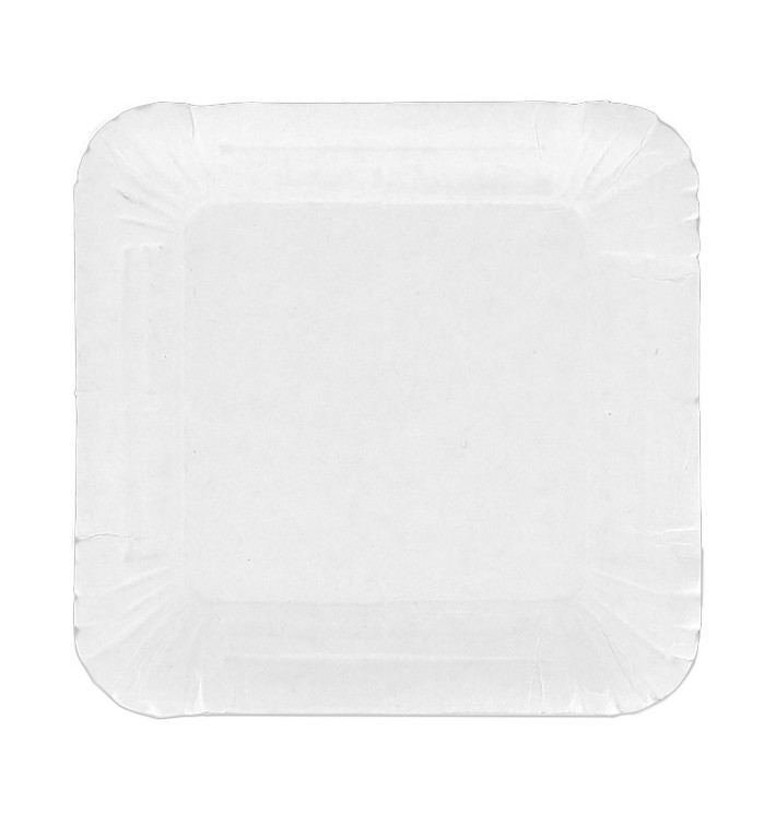 Paper Tray Square shape White 13x13cm (1200 Units) 