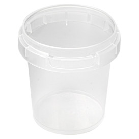 Plastic Deli Container Tamper-Evident PP 50ml Ø4,8cm (28 Units)