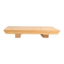 Bamboo Sushi Tray Natural 20,5x15x3cm (24 Units)