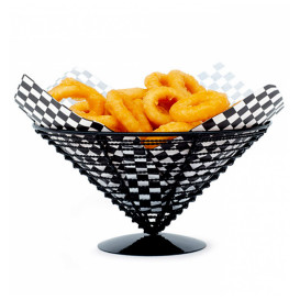 Serving Basket Containers Steel Ø23x12,5cm (1 Unit) 