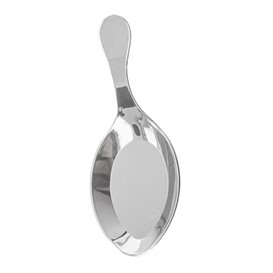 Plastic Sauce Mini Spoon PS Silver 10 cm (500 Units)