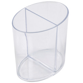 Plastic Tasting Cup PS 2 Compartments Clear 60ml (100 Units)  
