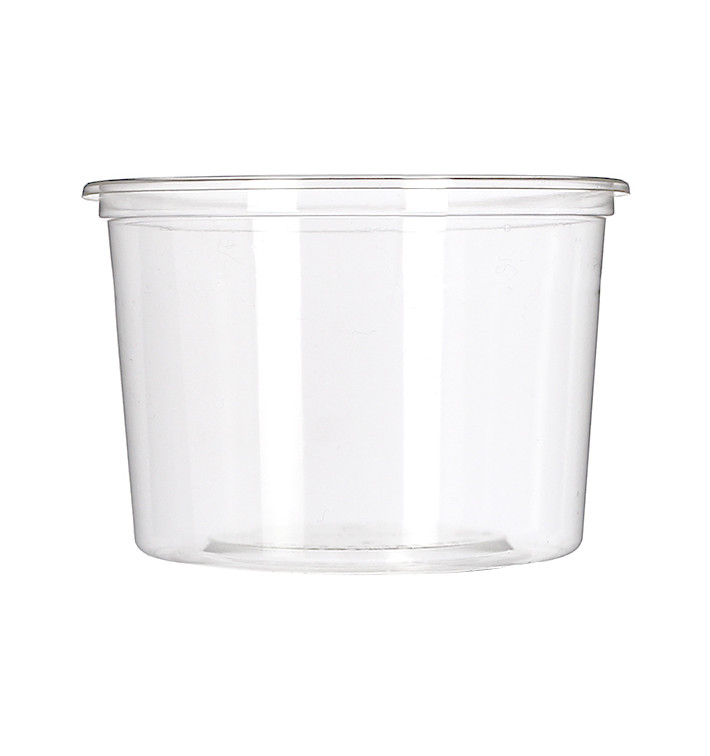 Tub Deli Container PLA Clear Compostable 480ml (50 Units) 