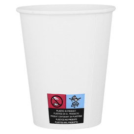 Paper Cup White ECO 8Oz/240ml Ø8cm (50 Units)