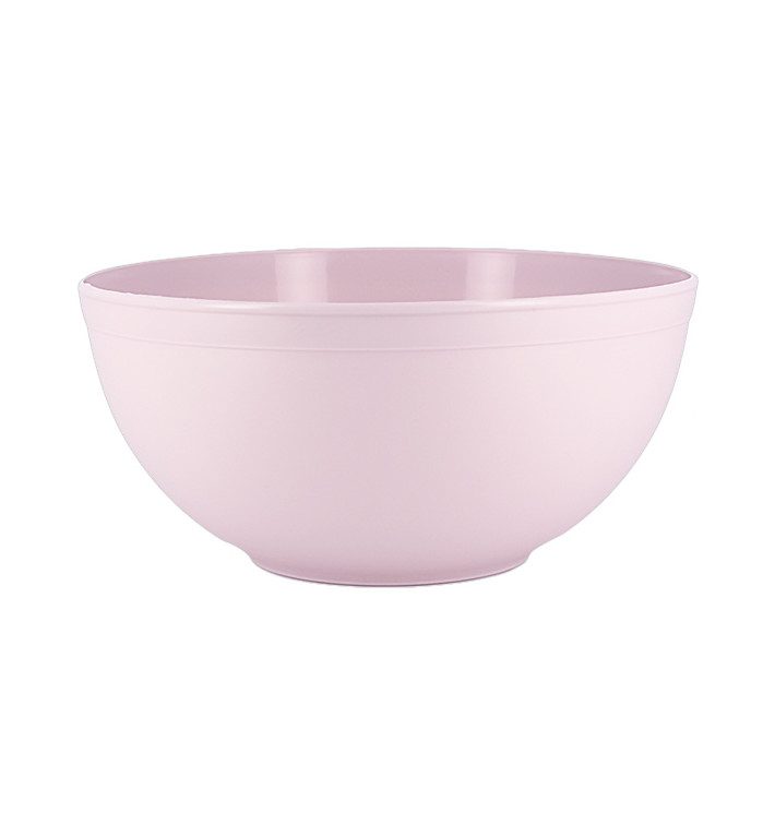 Bowl Reusable Durable PP Mineral Pink 2l Ø20cm (1 Unit)
