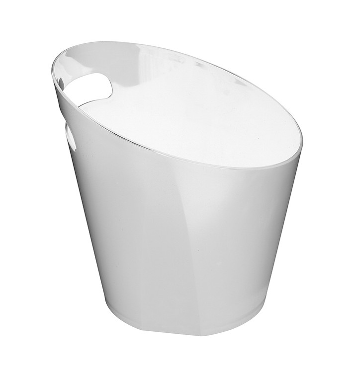 Reusable Ice Bucket PP White for 7-8 Bottles (1 Unit)