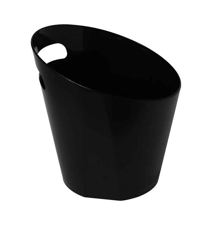 Reusable Ice Bucket PP Black for 7-8 Bottles (4 Units)