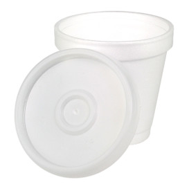 FOAM EPS Thermal Cup 4oz/120ml + Lid (100 Units)