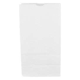 Paper Bag without Handle Kraft White 50g/m² 15+9x28cm (1.000 Units)