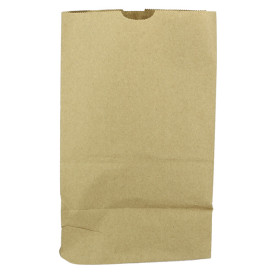 Paper Bag without Handle Kraft 50g/m² 18+12x29cm (25 Units)