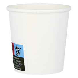 Paper Cup White ECO 4Oz/120ml Ø6,2cm (1.000 Units)