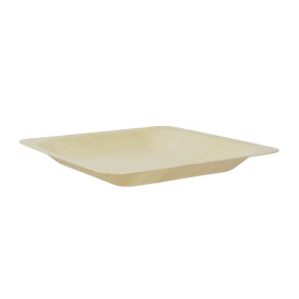 Wooden Plate Square Shape 14x14cm (200 Units)