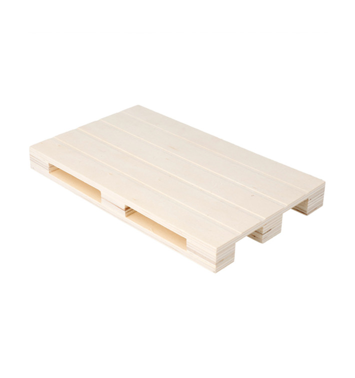 Wooden Mini Pallet Serving Platter 20x12x2cm (1 Unit) 