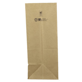 Paper Bag without Handle Kraft 70g/m² 20+16x40cm (25 Units)