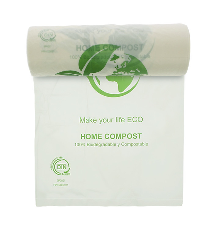 Roll of plastic bags Bio Home Compost 30x40cm (3000 Units)