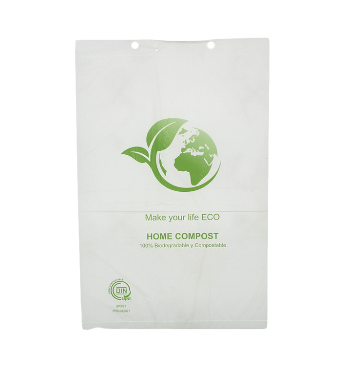 Plastic Bag Block Bio Home Compost 25x37cm (3.000 Units)