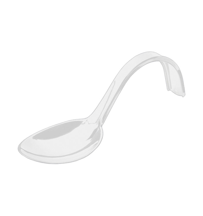 Tasting Spoon PS Curved White 13 cm (500 Units)