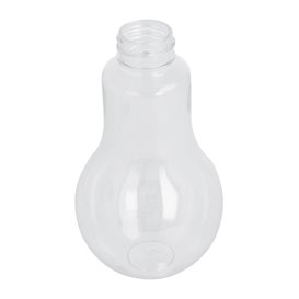 Plastic Bottle Light Bulb Design PET Clear 400ml (200 Units)