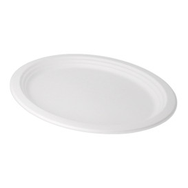 Sugarcane Tray White 32x25,5x2,1 cm (200 Units)