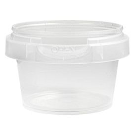 Plastic Deli Container Tamper-Evident PP 30ml Ø4,8cm (40 Units) 