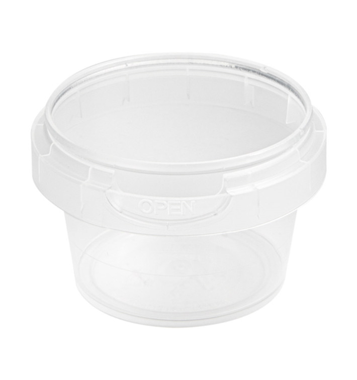 Plastic Deli Container Tamper-Evident PP 30ml Ø4,8cm (40 Units) 