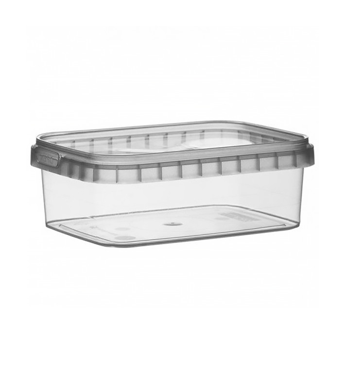 Plastic Deli Container and Plastic Lid PP Tamper-Evident 280ml 12,0x0,88cm (384 Units)