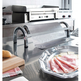 Food Wrap Dispenser Stainless Steel Serrated Cutter 45 cm (1 Unit) 