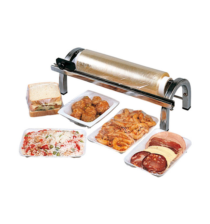 Food Wrap Dispenser with Cutter Stainless Steel 45cm (1 Unit) 